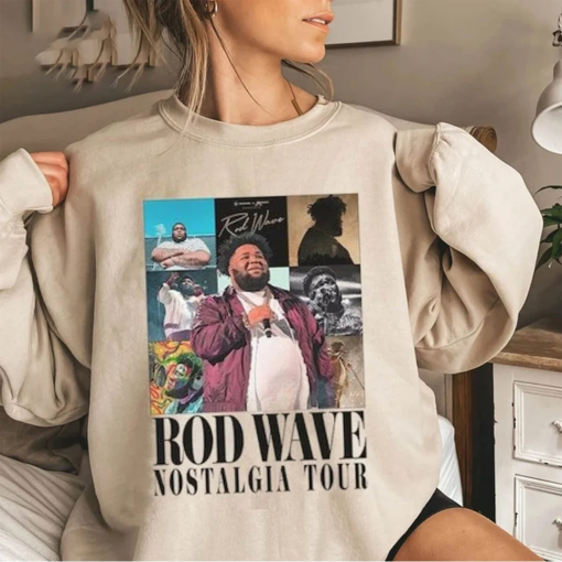 Vintage Rod Wave Nostalgia Tour Sweatshirt, Rod Wave Eras Tour Tshirt, Concert Beautiful Mind Tour Hoodie, Rod Wave Beautiful Mind Merch