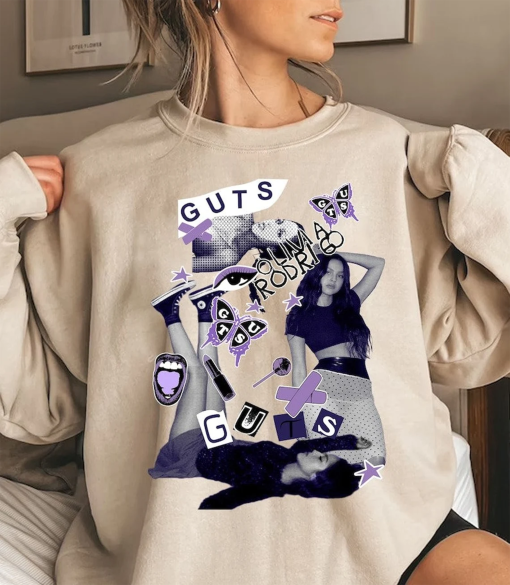 Guts Olivia Track List Shirt, Guts Sweatshirt, Olivia Rodrigo Album Guts Shirt, Olivia Rodrigo Guts Album Merch Tour Merch, Gift for fan