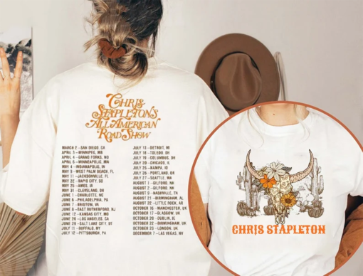 Chris Stapleton Tour 2024 Shirt, Chris Stapleton All American Road Show Sweatshirt, Hoodie, Chris Stapleton Fan Shirt, Country Music Tee