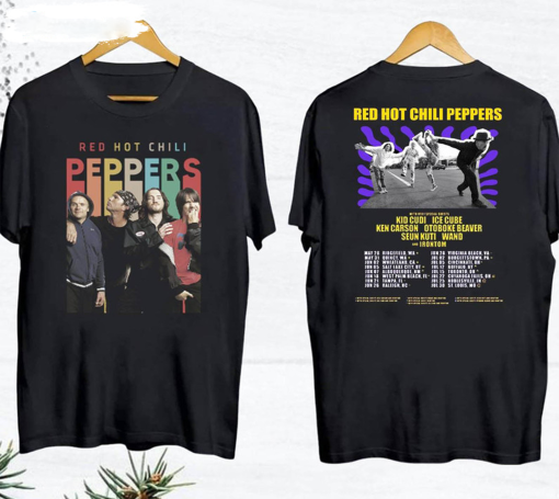 Vintage Red Hot Chili Peppers 2024 Tour Shirt, Red Hot Chili Peppers T Shirt Hoodie