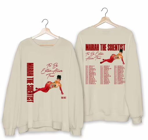 Mariah The Scientist – To Be Eaten Alive Tour 2024 Shirt, Mariah The Scientist Fan Shirt, Mariah The Scientist 2024 Concert Shirt