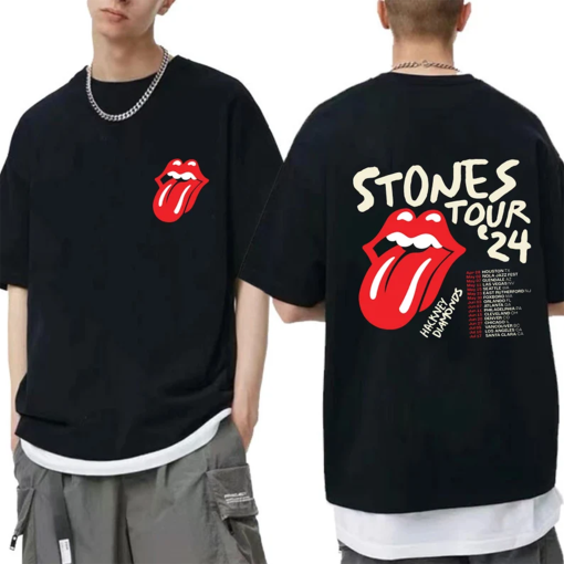 Rolling Stones 2024 Hackney Diamonds Tour Shirt, Rolling Stones Band Fan Shirt, Rolling Stones 2024 Tour Shirt, Hackney Diamonds Tour Shirt