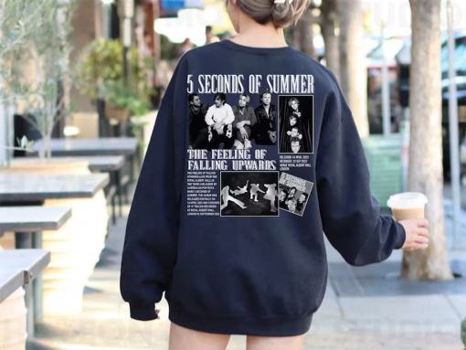 5 Seconds Of Summer Music Hoodie Sweatshirt, Vintage The Show 2023 Tour 5 Seconds Of Summer Sweatshirt, 5SOS 2023, 5 Seconds Of Summer Merch