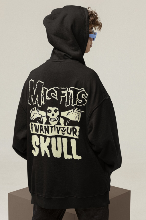 Misfits Hoodie | Rock Music Shirt | Where Eagles Dares | Famous Monsters | Collection | Misfits Merch | Hooded Sweatshirt