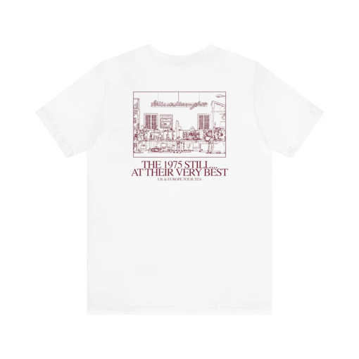 The 1975 Still… At Their Very Best Stage Design Burgundy T-Shirt