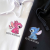 Moo Alien Stitch And Angel Embroidered Sweatshirt