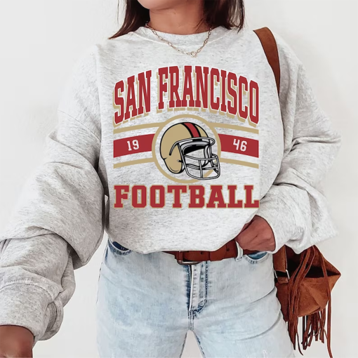 San Francisco Football Sweatshirt, Unisex San Francisco Football Sweatshirt, Vintage Style San Francisco Football Shirt, Sunday Football