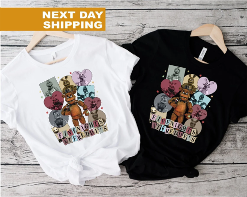 Five Nights At Freddy Eras Style Shirt, Limited Five Nights At Freddy’s Vintage T-Shirt, Five Nights at Freddys T-shirt, Video Game Shirt