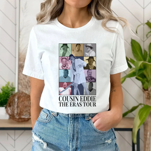 Cousin Eddie Eras Tour Shirt, National Lampoon’s Christmas Vacation Homage TV Shirt, Graphic Tees For Women Trendy, Christmas Movie Shirt