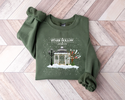 Stars Hollow Christmas Festival Sweatshirt, Christmas Gifts, Christmas Tree Shirt, Christmas Winter Festival Sweater, Christmas Tree Sweater