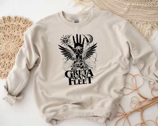 Greta Van Fleet Shirt Floral Retro Greta Van Fleet, Greta Van Fleet Shirt Music Concert Shirt, Greta Van Fleet Shirt, Greta Van Fleet Merch