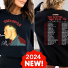 Zach Bryan The Quittin Time Tour 2024 Sweatshirt, Country Music Singer, Zach Bryan Merch, Zach Bryan Fan Shirt, The Quittin Time Tour Hoodie