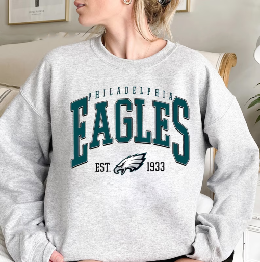 Philadelphia Football Sweatshirt, Eagles Football T-shirt, Sundays Are For The Birds, Go Birds Gang EST 1933 Crewneck, Football Sunday Shirt