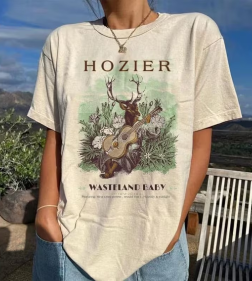 Hozier Wasteland Baby Shirt, Hozier Music Shirt, No Grave Can Hold My Body Down, Hozier In A Week Shirt, Hozier Unisex Gift, Gift for Fan