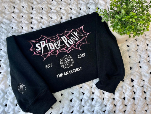 Spider Punk Across Universe Embroidered Shirt