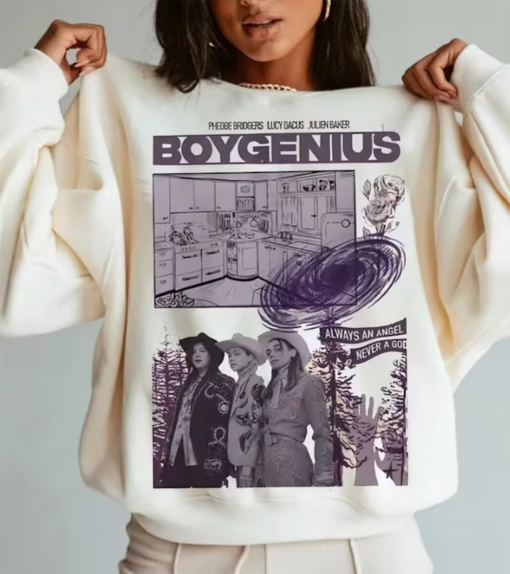 Vintage Boygenius Reset Concert Tour 2024 Shirt,Indie Rock Tee,Gift For Fans,Indie Rock Music Tour 2024 shirt,Comfort colors Shirt