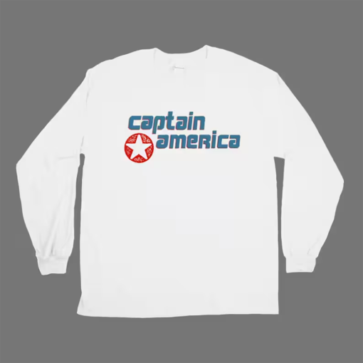 Captain America Longsleeve T-Shirt (Worn By Kurt Cobain)