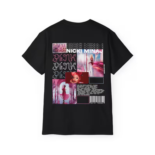 Nicki Minaj / Nicki Minaj Album T-shirt / Pink Friday 2 album / Nicki Minaj Merch