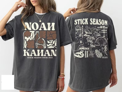 Vintage Stick Season Tour 2023 Comfort Color Shirt, Noah Kahan Stick Season Tour, Kahan Folk Pop Music Shirt, Country Music Shirt