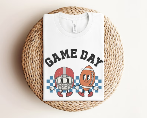 Game Day Football Shirt, Football Shirt, Women Football Shirt, Game Day Shirt, Football Season Shirt, Retro Game Day Shirt, Sports Shirt