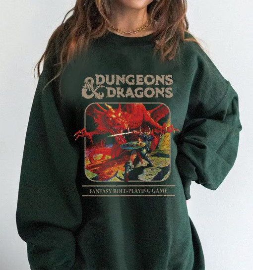 Vintage UNISEX’s Tshirt Size USA Unisex Heavy Cotton | Dungeon & Dragon 1974 Inspired Tee| Graphic Shirt | Gift for All | | Y2K style