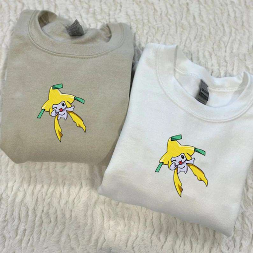 Pokémon Jirachi Cute Embroidery Sweatshirt