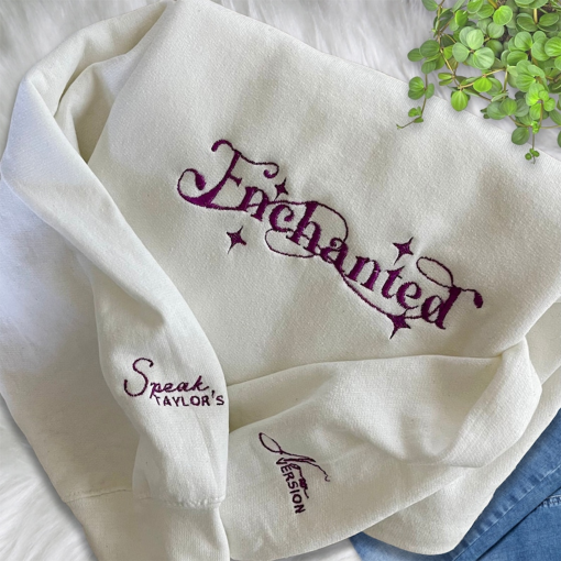 Speak Now (Taylor’s Version) Enchanted embroidered sweatshirt Unisex Garment-Dyed Sweatshirt