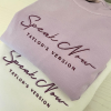 Speak Now Album Embroidersd Crewneck