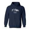 911 Turbo Tribute Hooded Sweatshirt Minimalist Deisgn Pullover Hoodie Available in Multiple Colors and Size