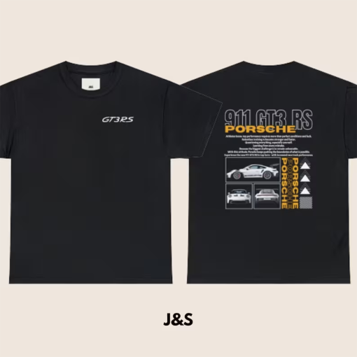 Porsche 911 GT3 RS Shirt | 8 Colors Available | Unisex Men’s Women’s Cotton Tee | Sizes S – 5XL, Gift to Him, Husband 2023