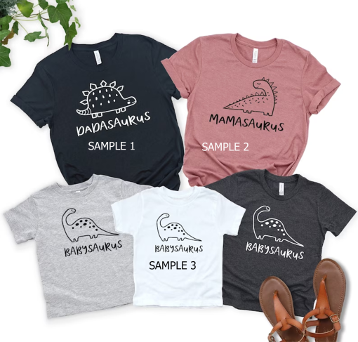 Dinosaur Family Shirts, Mamasaurus Dadasaurus Babysaurus Shirt, Matching Family Outfit, Family Vacation Shirts, Family Funny shirt