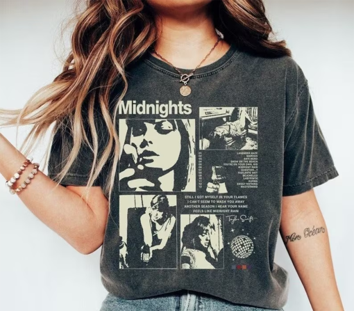 Midnigts Shirt, Swiftiee Tour Shirt, Taylorr The Eras Tour Shirt, TS The Eras Tour 2023 Midnights Shirt