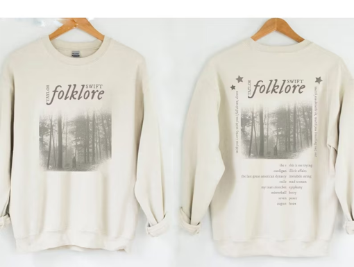 Folklore tracklist aesthetic Shirt, Vintage Folklore Album Shirt, Folklore Tracklist Shirt, The Eras Tour 2023 T-shirt, Swift’s Version