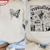 Albums As Books Sweatshirt, Trendy Aesthetic For Book Lovers, Crewneck Sweater, Folk Music Hoodie, Country Music Hoodie, Rock Music Sweater