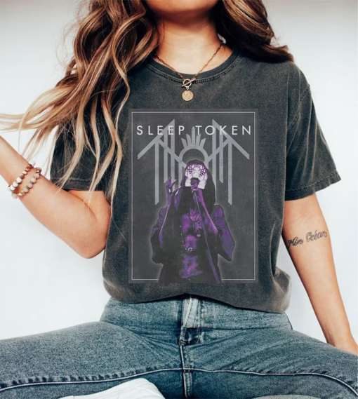 Comfort Color Shirt, Sleep Token Reaper Angel Shirt, Rock Band Vintage Sweatshirt, Sleep Token Tour Merch, Perfect Gift For Fans