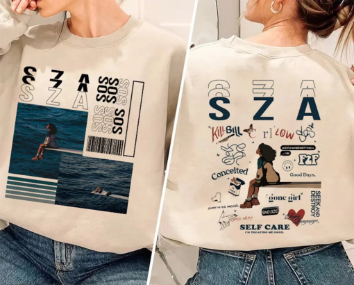 SZA Sweatshirt, SOS X CTRL New Album shirt, Retro Sza shirt, Vintage 90s Sza Merch shirt, Sza Tour 2023 Shirt, Sza fan gifts