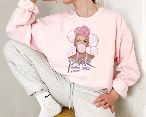 Pınk Summer Carnival 2023, Trustfall Album Tee, Pink Singer Tour, Music Festival Sweat, Concert Hoodie, Tour Sweatshirt, Pink Music Clothing