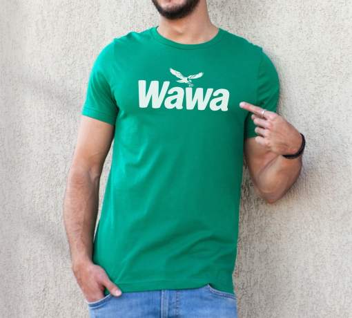 Eagles Wawa Shirt, Philadelphia Eagles Shirt, Philly Wawa Shirt, Philly T-shirt, Kelly Green Wawa shirt, Kelly Green Eagles, Kelly Green Tee