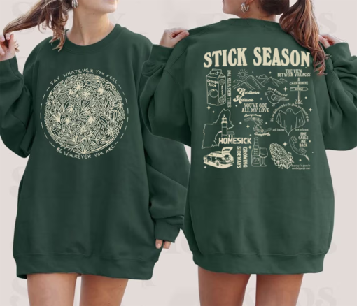 Vintage Stick Season 2023 Sweatshirt, 2 SIDES Noah Kahan Shirt, Country Music Shirt, Noah Kahan Tour, Noah Kahan Stick Season Sweatshirt