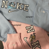 St.it.ch and A.ng.el Custom Embroidered Sweatshirt, Couple Embroidered Sweatshirt, Valentine’s Gift