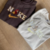 Wall-E and Eve Embroidered Crewneck, Wall-E Embroidered Sweatshirt, Vintage shirt, y2k embroidery Hoodie