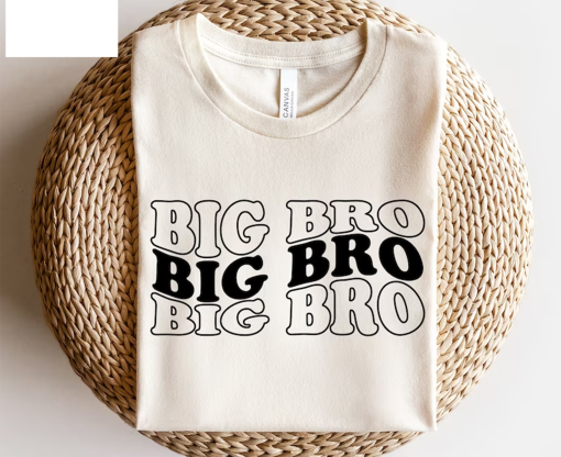 Big Bro shirt, Big Brother shirt, Baby Announcement shirt, Siblings shirt, Brothers shirt, Familyshirt