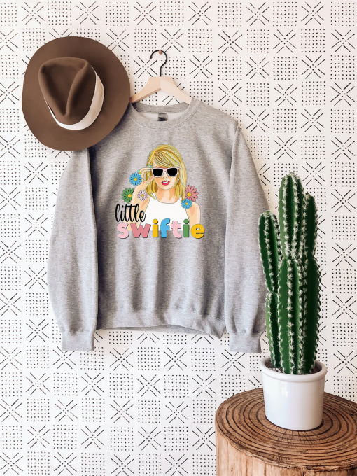 Little Swiftie Sweatshirt, Taylor Little Swiftie Sweater, Floral Swiftie Sweatshirt, Album Merch Sweater, Taylor Swiftie T-Shirt