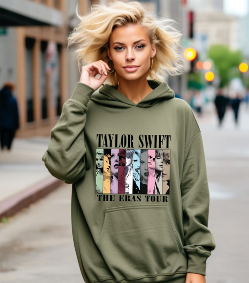 Taylor The Eras Tour Hoodie, Swiftie Merch Hoodie, Vintage The Eras Tour 2023, Midnights Concert Shirt Tour 2023 Hoodie