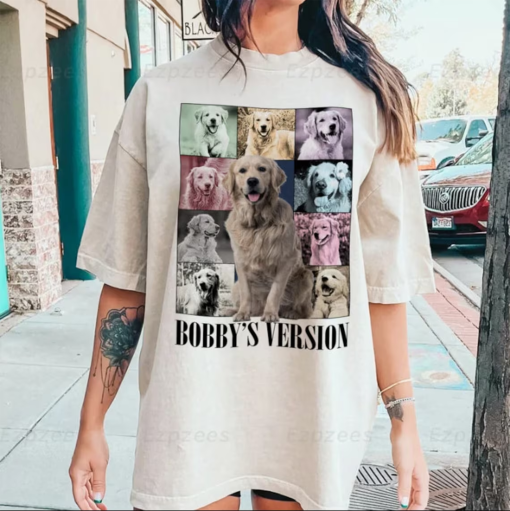 Custom Era’s Tour Shirt, Custom Dog Cat Shirt, Custom Pet Portrait Shirt, Dog Cat Photo Shirt, Custom Shirt, Dog Lover Gift, Cat Lover Gift