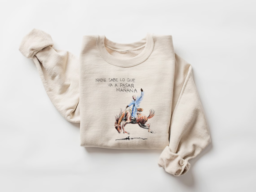 Vintage Monaco Sweatshirt, Nadie Sabe lo que va pasar manana Shirt, Benito Sweatshirt, Gift For Fan, Bunny Sweater, Music Shirt