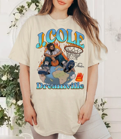 Vintage J Cole Dreamville T-shirt Sweatshirt, Hip Hop Rap Shirt, Gift For Women and Man Unisex T-Shirt