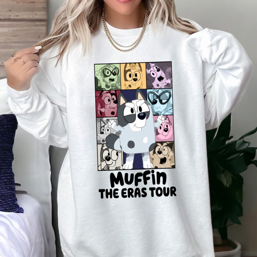 Muffin The Eras Tour Shirt, Bluey Muffin Shirt, Muffin Heeler Time Out Tour Shirt, Muffin Heeler Shirt, Muffin Madness, Bluey Bingo Shirts