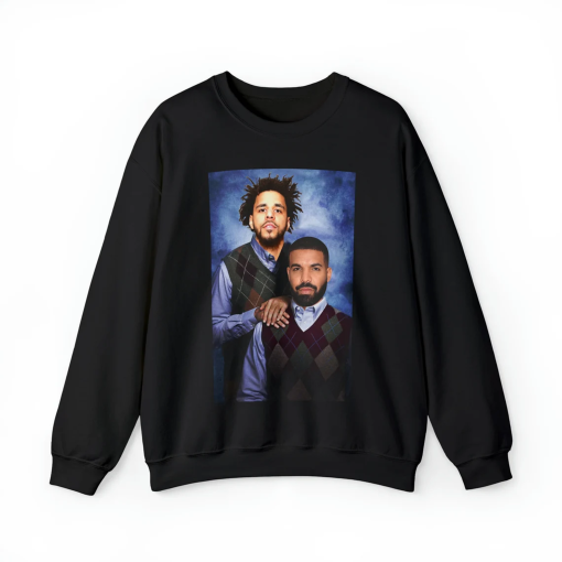 Drake J Cole Step Bros Funny Crewneck Sweatshirt Christmas Gift Fathers Day Jcole Unisex Heavy Blend