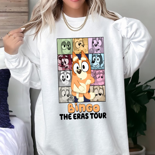 Blueyy Bingo Eras Tour Shirt, Bingo Blueyy Shirt, Bingo T-Shirt, Sweatshirt, Hoodie, Bingo